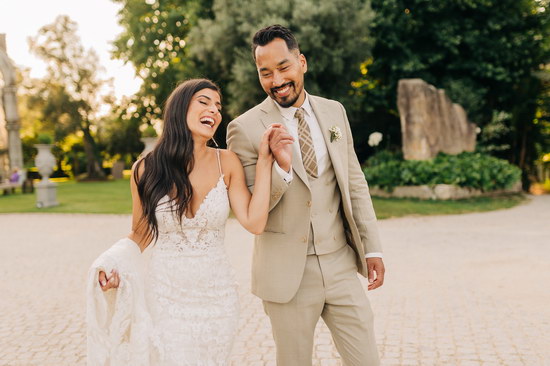 casal de noivos no seu casamento na quinta do Solar da Levada realizada por Rui Cardoso Photography