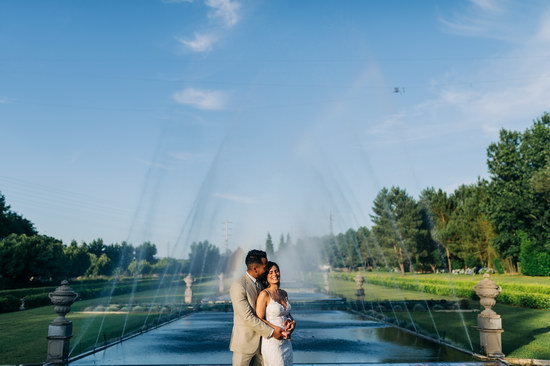 casal de noivos no seu casamento na quinta do Solar da Levada realizada por Rui Cardoso Photography